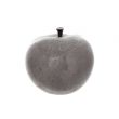 Apfel keramik schwarz 26x26xh24cm