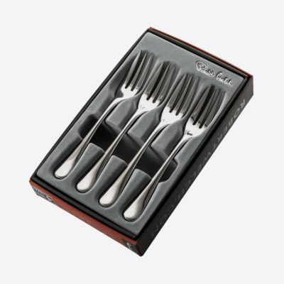 Robert Welch Radford set of 4 stainless steel pastry forks 16.3cm