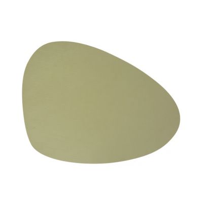 Cosy & Trendy Placemat Leather Green Oval-organic 41