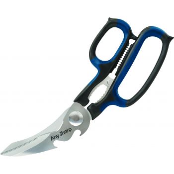 AnySharp 5-in-1 multifunction scissors - Black/Blue