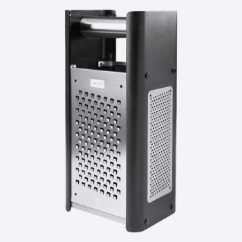 Lurch Razortech four sided stainless steel grater black 11.5x8.5x23.5cm
