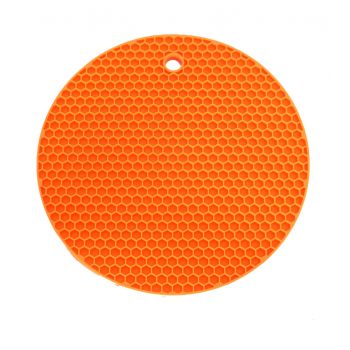 LotusGrill Potholder round - Mandarine orange