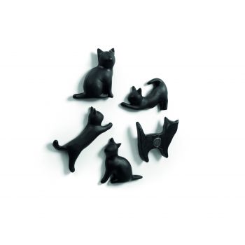 Magnet Meow - set of 5 - black