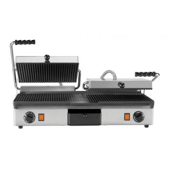 Milan Toast Contactgrill double grooved - 640x380x170mm
