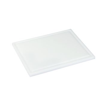 Interlux Cutting board with groove - 325x265x15mm - White