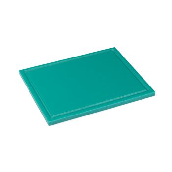 Interlux Cutting board with groove - 325x265x15mm - Green