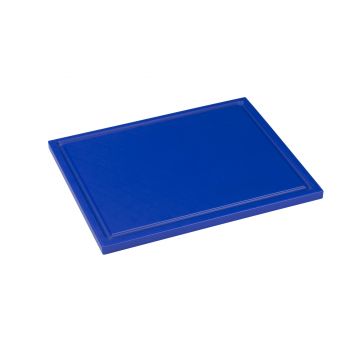 Interlux Cutting board with groove - 600x400x15mm - Blue