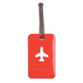 HF Luggage Tag Squared, Red
