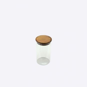 Dagelijkse Kost glass container with acacia wood lid 700ml