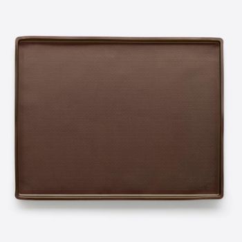 Lékué non spill baking mat in silicone for rolcake brown 40x30x1.2cm