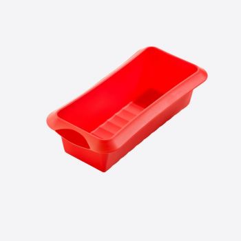 Lékué rectangular cake mold in silicone red 24x10x6.8cm