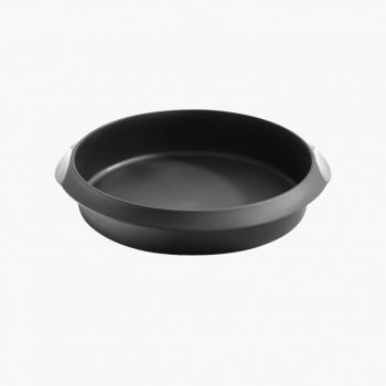 Lékué pie mold in silicone black Ø 24cm H 5.7cm