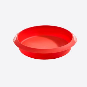 Lékué pie mold in silicone red Ø 26cm H 5.7cm