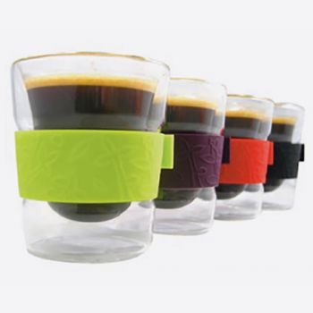 Make My Day set of 2 double walled glasses lime 88ml