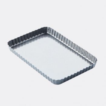 Point-Virgule fluted non-stick tart/quiche pan with removable base 31x21x3cm
