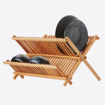 Point-Virgule bamboo dish rack 42x33x26cm