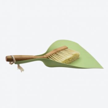 Point-Virgule bamboo and recycled plastic dustpan and handbrush set 37x25.5x8cm