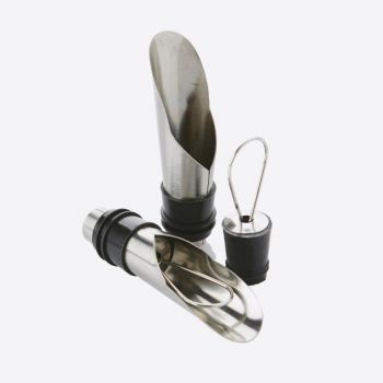 Point-Virgule set of 2 stainless steel pourers