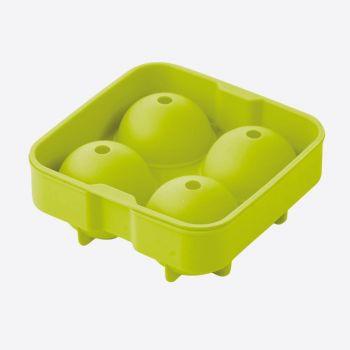 Point-Virgule silicone ice ball mold for 4 balls green ø 4.5cm
