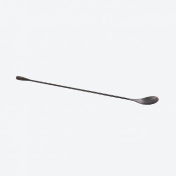 Point-Virgule stainless steel bar spoon metallic black 30.5cm