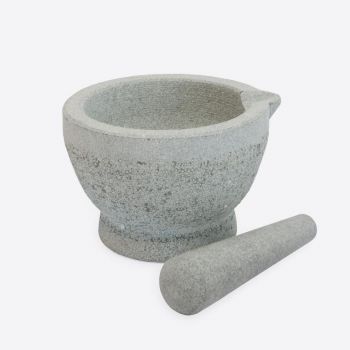 Point-Virgule granite mortar & pestle medium ø 15cm