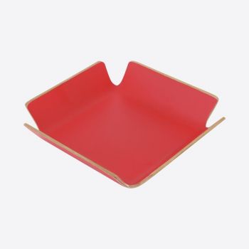 Point-Virgule napkin basket red 15x15x4cm