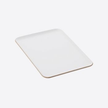 Point-Virgule rectangular serving tray white 33x23cm