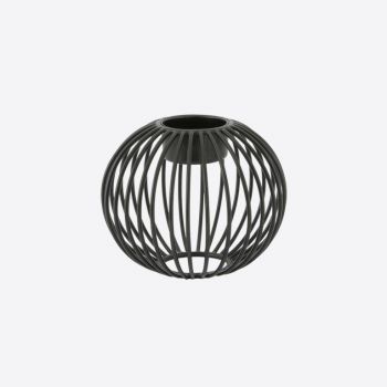 Point-Virgule Wire tealight holder black ø 10.5cm H 9cm