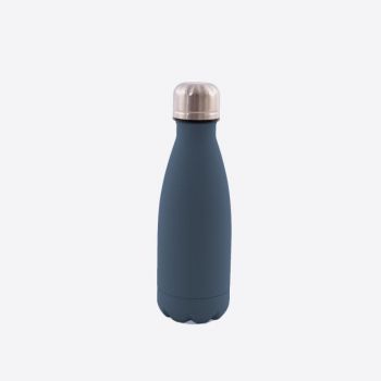 Point-Virgule double-walled vacuum flask in stainless steel dark blue 350ml
