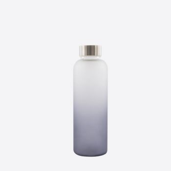 Point-Virgule glass bottle frosted dark blue 500ml