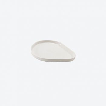 Moments by Point-Virgule porcelain plate by Alain Monnens 15x12x1.5cm