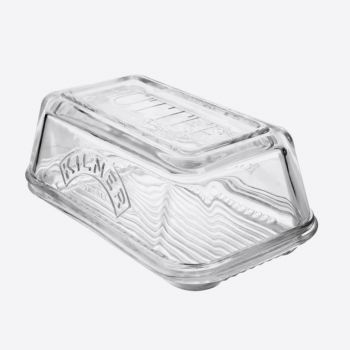 Kilner glass butter dish with lid 17x10x7.2cm
