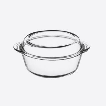 Mason Cash Classic Collection round glass casserole dish with lid ø 15cm - 850ml
