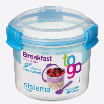 Sistema To Go breakfast bowl with compartment 530ml