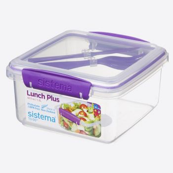 Sistema To Go lunch box with cutlery Lunch Plus 1.2L