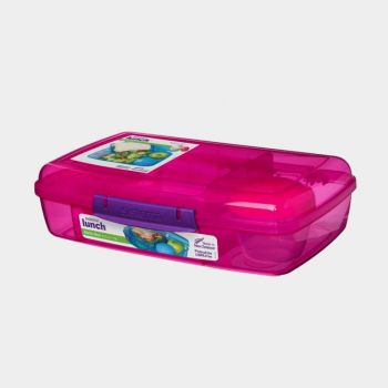 Sistema Trends Lunch Bento Box with sandwich tray 1.76L