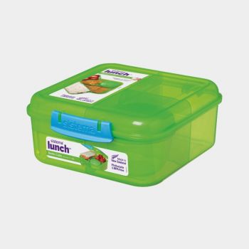 Sistema Trends Lunch Bento Cube with 4 compartments & yoghurt pot 1.25L