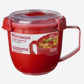 Sistema Microwave soup mug large 900ml