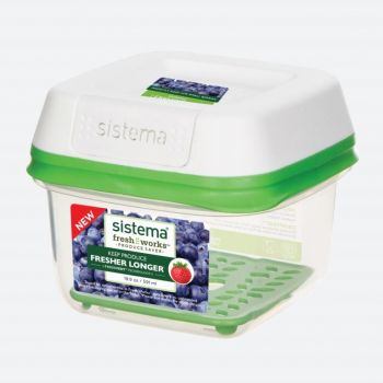 Sistema FreshWorks storage box with fresh vent lid filter 591ml