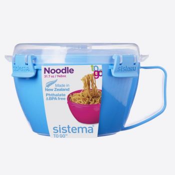 Sistema Microwave Colour noodle bowl blue 940ml