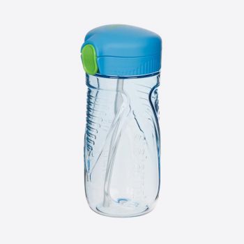 Sistema Hydrate drinking bottle with straw Tritan Quick Flip blue 520ml