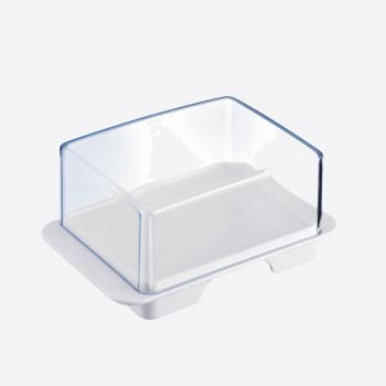 Westmark Exclusiv plastic butter dish white 14.3x9.4x6.4cm