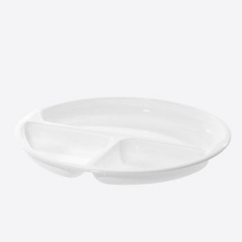 Westmark plastic plate with 3 compartments for microwave white ø 25cm