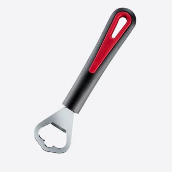 Westmark Gallant bottle opener in stainless steel and plastic black and red 17x4x2cm