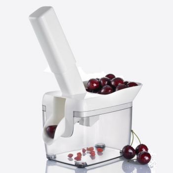 Westmark Kernfix cherry stoner with container in plastic and stainless steel white 20.5x11.8x30cm