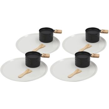 Cookut Raclette cheese individual set for 4