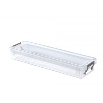 Whitefurze Allstore Storage Box with Clamps Small 1,25 liter