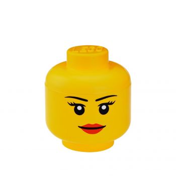 Lego Storage Head Girl Small