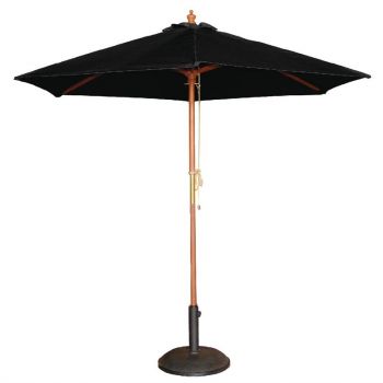 Bolero ronde parasol zwart 2.5 meter
