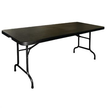 Bolero inklapbare tafel zwart 183cm